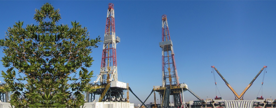 commissioning of two land rigs